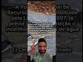 Política Nacional de Recursos Hídricos - Captação de chuva!