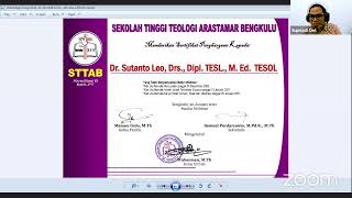 Webinar STTAB: "Kiat Jitu Menulis Karya Ilmiah Skripsi, Tesis dan Disertasi" Oleh Dr. Sutanto Leo