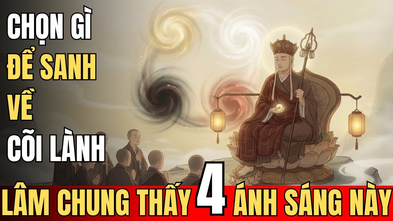 [ Bồ Tát Tiết Lộ ] Lâm Chung Thấy 4 Ánh Sáng Này Chọn Gì Để Sanh Về Cõi Lành