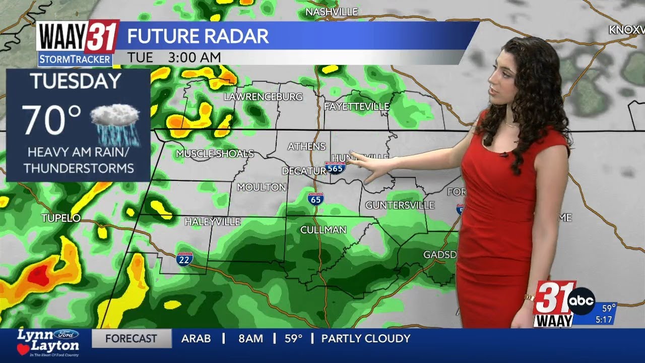 Grace is tracking heavy rain overnight - YouTube