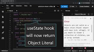 12  Primitive Types & Object Literal with useState