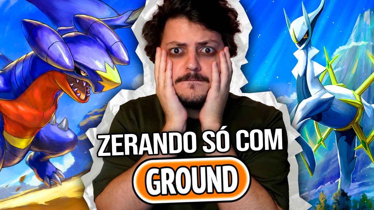 DÁ pra ZERAR Pokémon PLATINUM SÓ com o Tipo TERRESTRE(pior roleta de todas)???!  🤎🌍