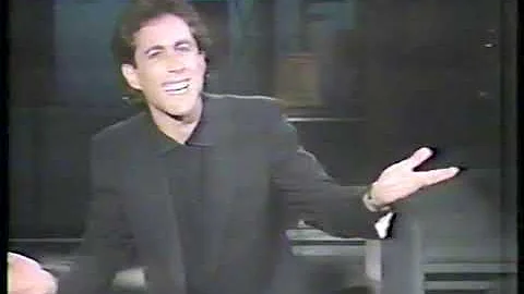 Jerry Seinfeld on Late Night with David Letterman - Sept 1987
