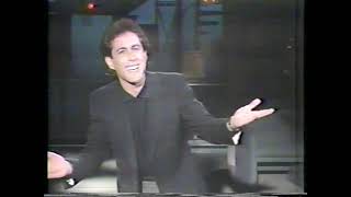 Jerry Seinfeld on Late Night with David Letterman - Sept 1987