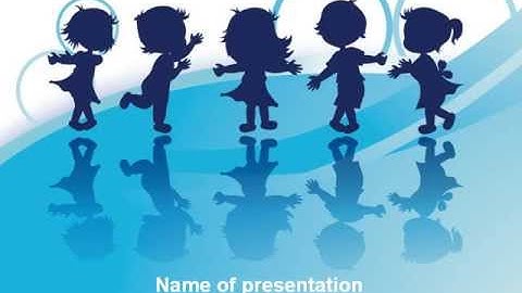 Little Children PowerPoint Template by PoweredTemplate.com