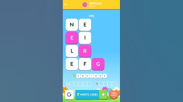 Wordbrain 2 Spring Challenge - Day 7 | Wordbrain 2 Answers