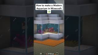 Minecraft Aquarium Tutorial ❤️ #minecraft #blendigi
