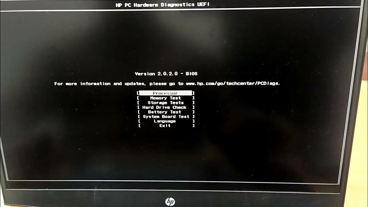 HP PC HARDWARE DIAGNOSTIC UEFI | BIOS #trending #laptop | diagnosis tool YouTube