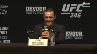 CONOR McGREGOR v DONALD ‘COWBOY’ CERRONE - FINAL PRESS CONFERENCE (BEST BITS) \/ UFC 246 \/ LAS VEGAS