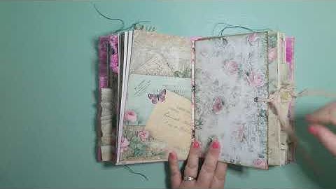 Pink Rose Junk Journal Flip Through