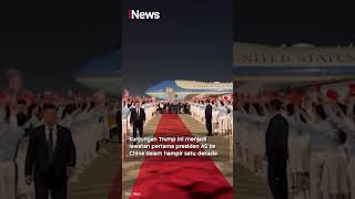 Trump Tiba di China untuk Bertemu Xi Jinping, Bahas Perang Iran #shorts