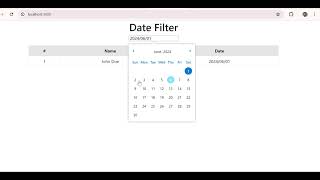 Date 📅 picker Using React Js