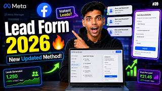 How To Create Facebook Instant Lead Forms 🔥 | Get More Quality Leads (Meta Ads 2026)