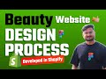 Beauty Website UI UX design & Development Process in shopify for Startup | Balvant Ahir