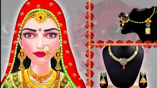 Royal Indian wedding girls beauty makeover game screenshot 1