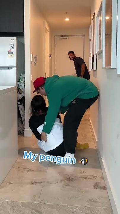 I Found a penguin 🐧 at my Home 👧🏻 #shorts #couple #comedy