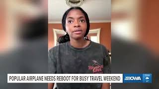 Airlines work to fix software glitch on popular plane during Thanksgiving weekend