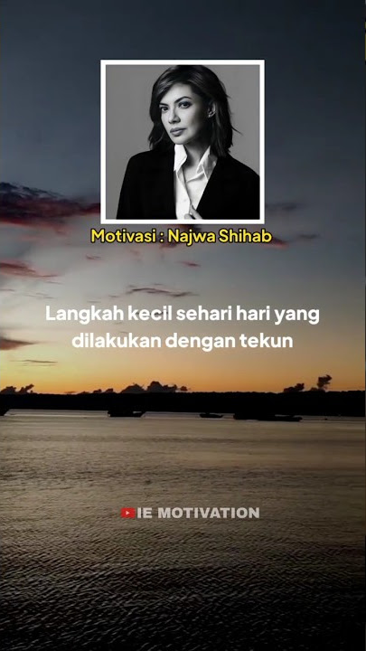 Motivasi dari Najwa Shihab #motivasi #motivation #sukses