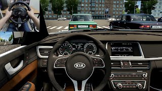 City Car Driving - 2016 KIA Optima [Steering Wheel Gameplay] screenshot 3