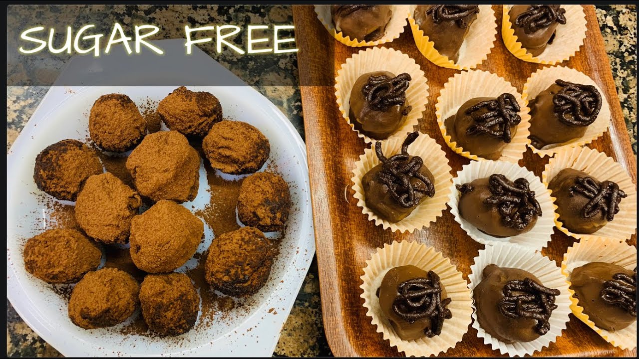 SUGAR FREE PEANUT BUTTER TRUFFLES 2 DELICIOUS RECIPES FOR KETO AND LOW