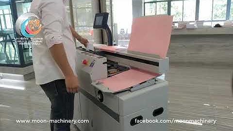 TT100C A4 size automatic hotmelt glue binder with side glue function