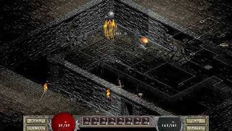 Diablo 1 (Hell 2 MOD) Mage - Warlock part 4