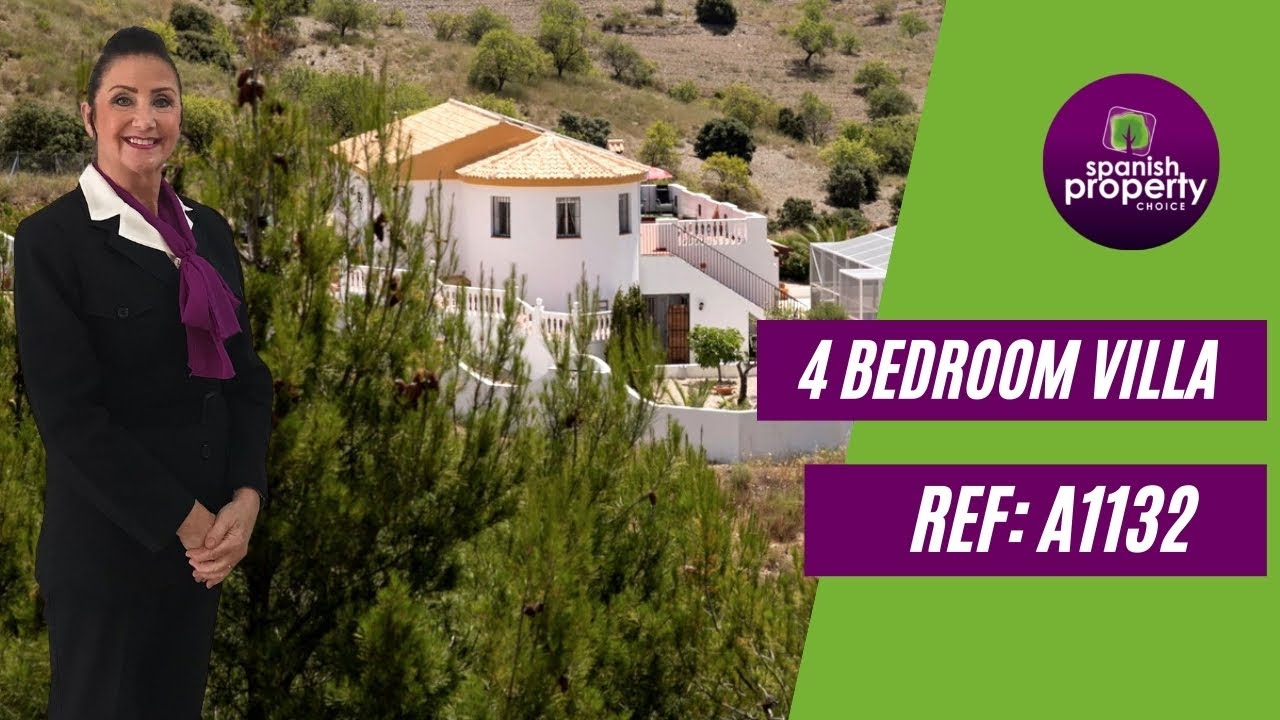 Spanish Property Choice Video Property Tour Villa A1132 Velez Rubio, Spain. REDUCED TO 375,000€