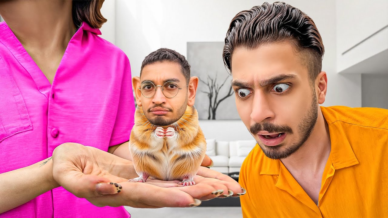 دوست دخترم همستر خریده 😂😍