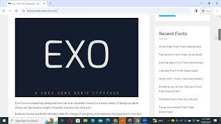How to download and install Exo Font Free Download#viral #youtube screenshot 5
