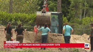 Collier County detectives return to dig at site of found human remains