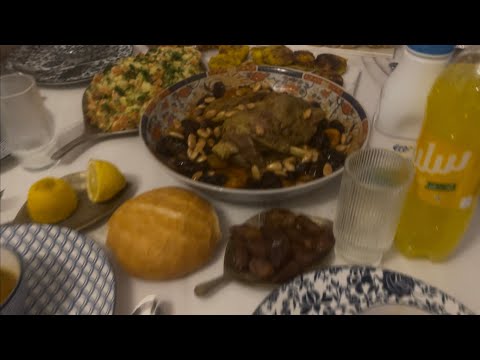 اول روتين رمضاني عند نور /كواليس المطبخ امبيونس هايلة🥰/ma première routine de ramadan chez noir