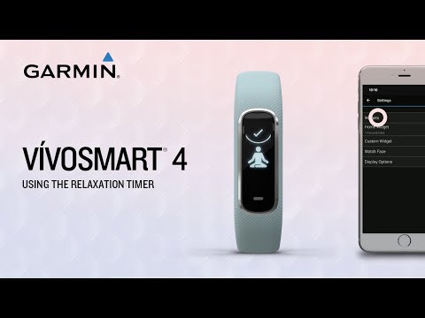 vívosmart 4: Using the Relaxation Timer