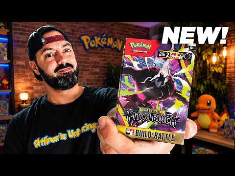 NEW! OPENING THE PITCH BLACK BUILD & BATTLE BOX, THE NEW POKEMON TCG SET!