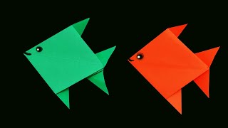 How to make a origami Paper fish step by step | kids crafts