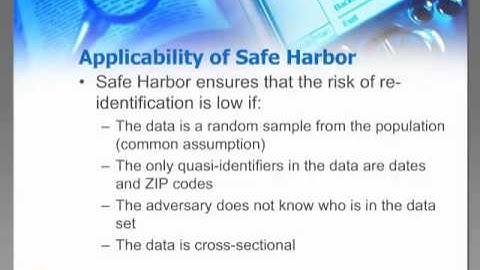 De-identification 101: Responsibly releasing data under the HIPAA Privacy Rule