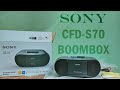 SONY CFD S70 Boombox Review with Sound& Casette Recording Test 2020 | CD,AM,FM Radio[sandhikshandas]