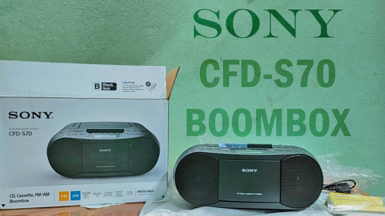 Cassette Tape and CD Player with Radio, CFD-S70