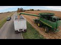 Corn Harvest 2020 Chase - John Deere S550 Combine - S Series - Lenawee County - Michigan - 5K