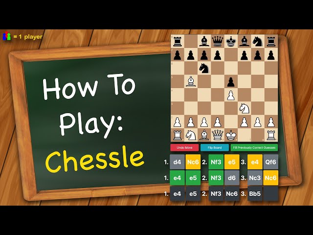 Chessle–Wordle But For Chess Openings –