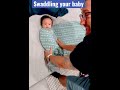 How To Swaddle A Baby UNDER A MINUTE