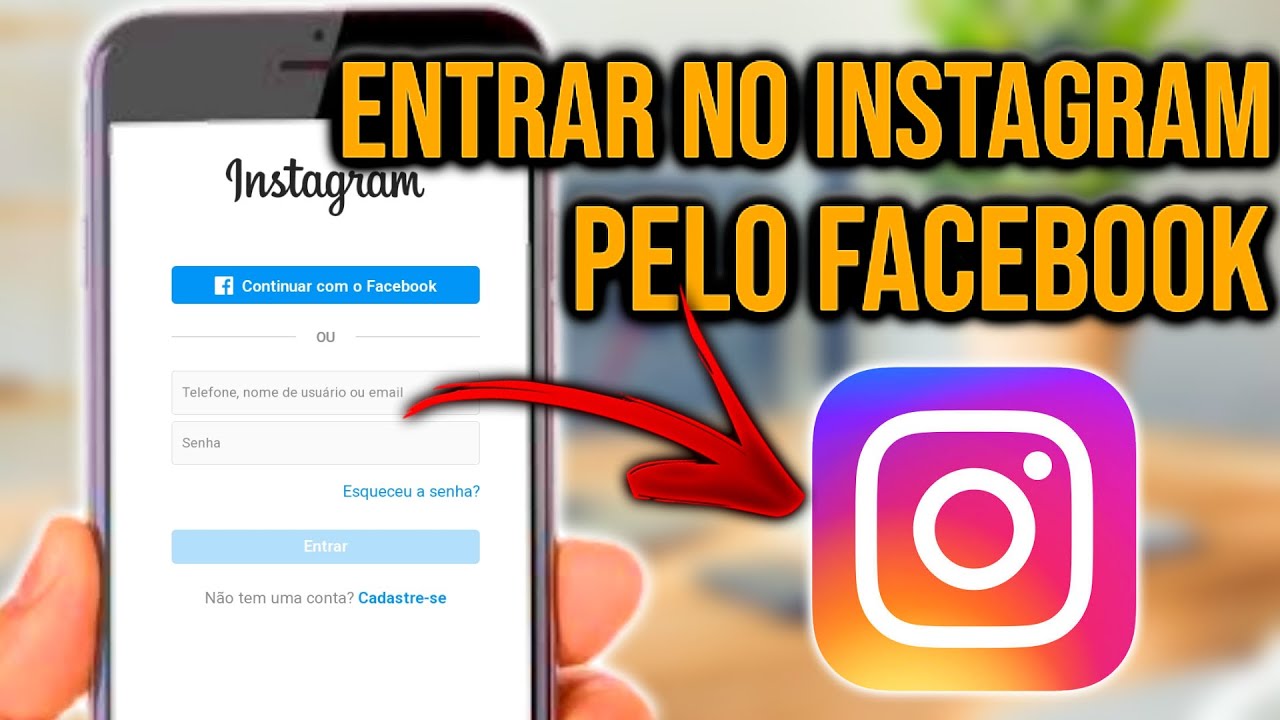 Como entrar no Instagram pelo Facebook?