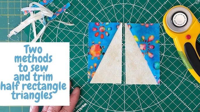 Using Bloc Loc Rulers for Perfect Half Square Triangles // Try it Tuesday —  Swim Bike Quilt