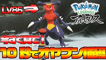 チート級の裏技 10秒でオヤブン ゲット方法がヤバすぎる件 ポケモンアルセウス Pokémon LEGENDS チート級の裏技 10秒でオヤブン ゲット方法がヤバすぎる件 ポケモンアルセウス Pokémon LEGENDS