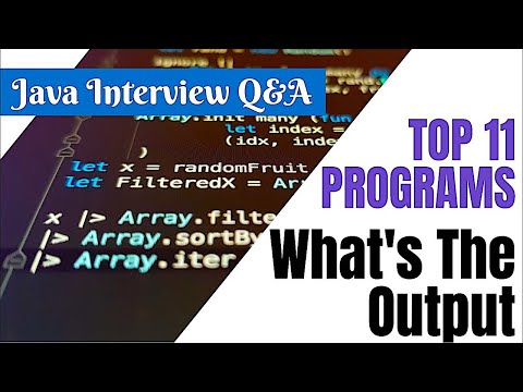 11 What's The Output Java Interview Q&A | Set 2