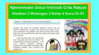 Gladhen 2 Wulangan 3 Tantri Basa Kelas 4 Hal 52 53 Youtube