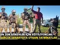 En zor görevler için eğitiliyorlar; gerçek senaryoya uygun tatbikatlar