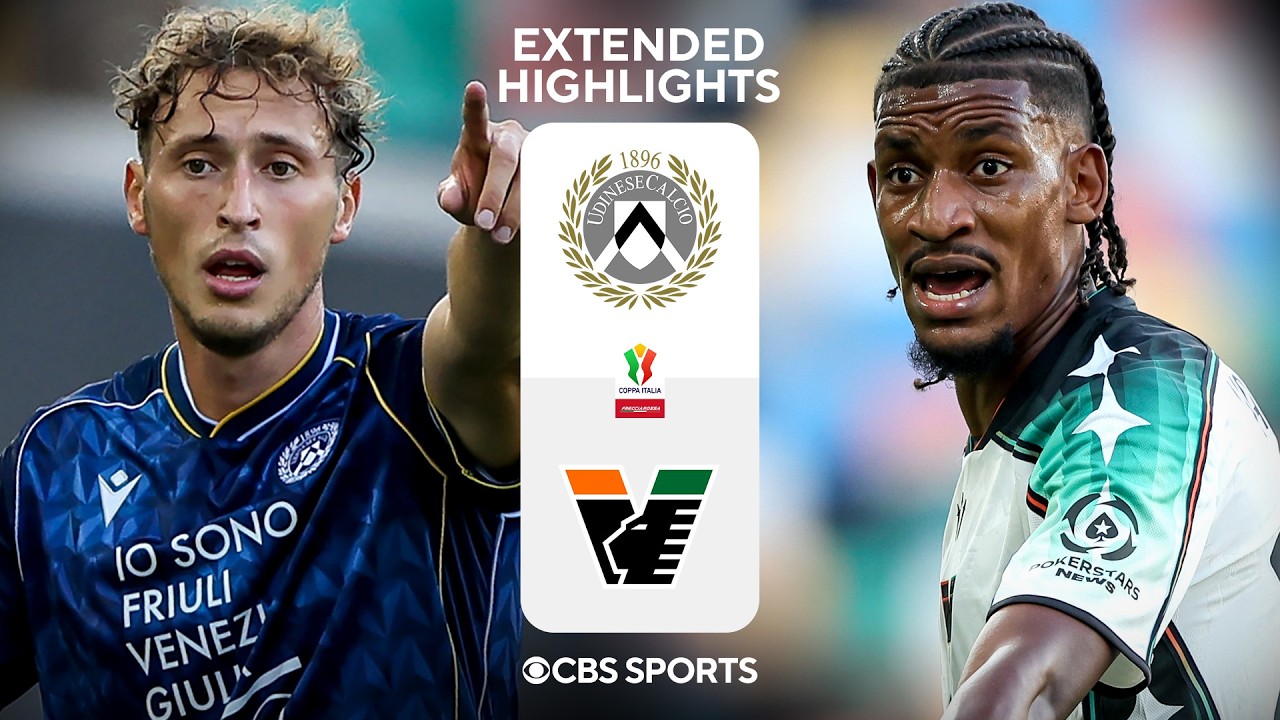 Udinese vs. Venezia: Extended Highlights | Coppa Italia | CBS Sports Golazo