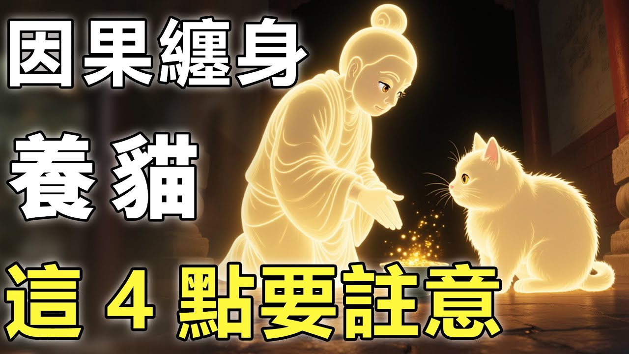養貓會牽扯因果？地藏王：養貓的人會因果纏身，這4點要註意！【寵物|因果|佛學】