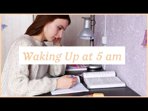 Каждый День Встаю В 5 Утра / Waking Up at 5 am / Productive Week / Study With Me / VLOG / Motivation