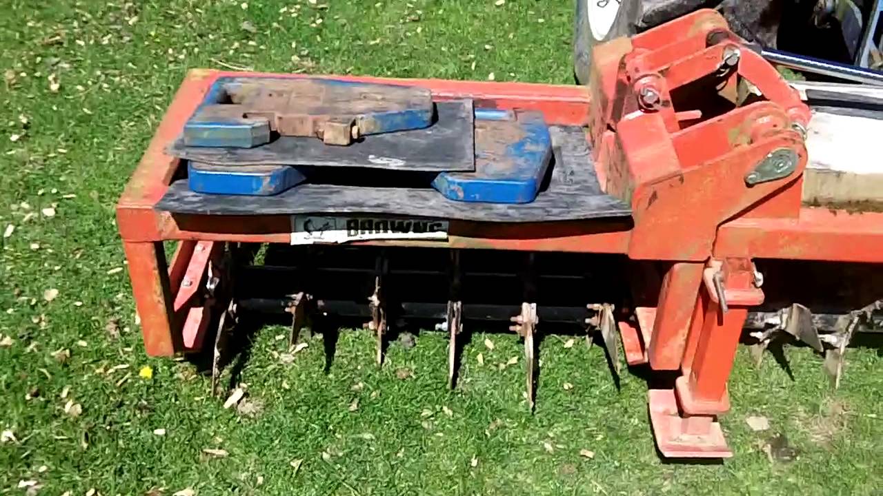 4.5m browns pasture aerator YouTube